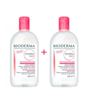 Offre spéciale: Bioderma Sensibio H2O 2x500ml pour peaux sensibles