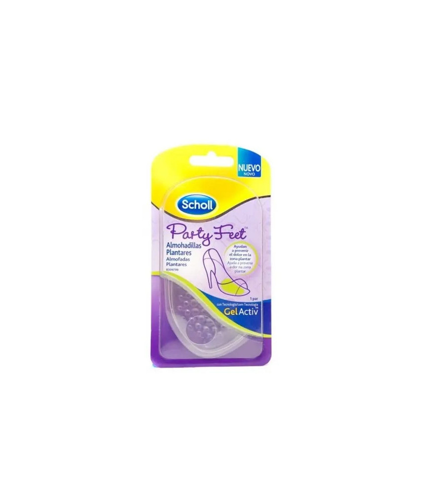 Des coussins de pieds Scholl Party Feet Gelactiv pour danser toute la nuit