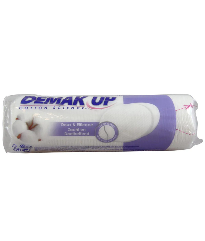 Démaquillage efficace avec Demak Up Original 60 cotons