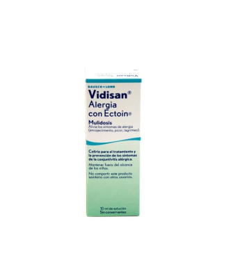 Vidisan Allergy 10ml pour les Lentilles