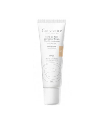 Fond de teint correcteur fluide Avène Couvrance 4.0 Miel 30ml