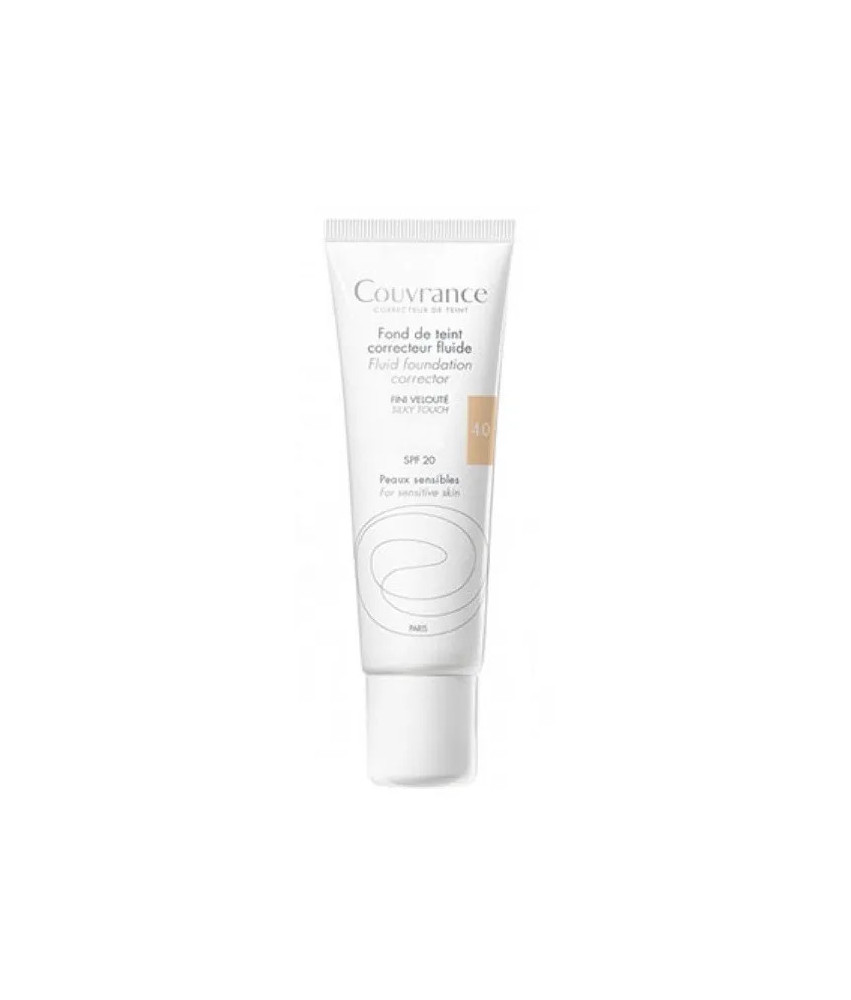 Fond de teint correcteur fluide Avène Couvrance 4.0 Miel 30ml