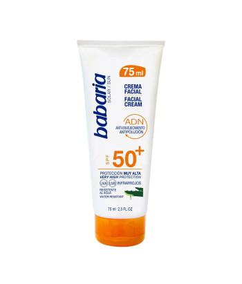 Protection maximale avec Babaria Crème Solaire Visage SPF50 Aloe Vera 75ml