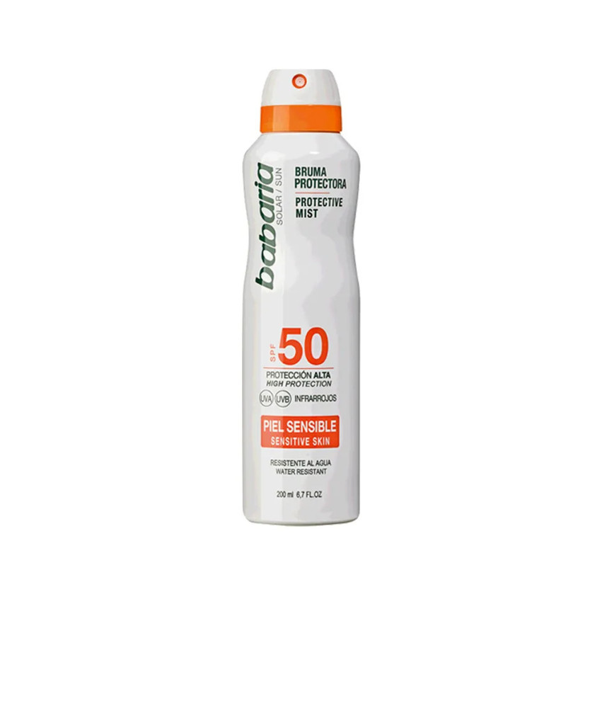 Protection maximale pour peaux sensibles avec Babaria Brume SPF50
