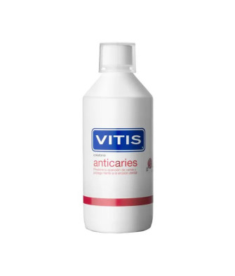 Mouthwash Vitis Anticaries 500ml: Combattez les caries