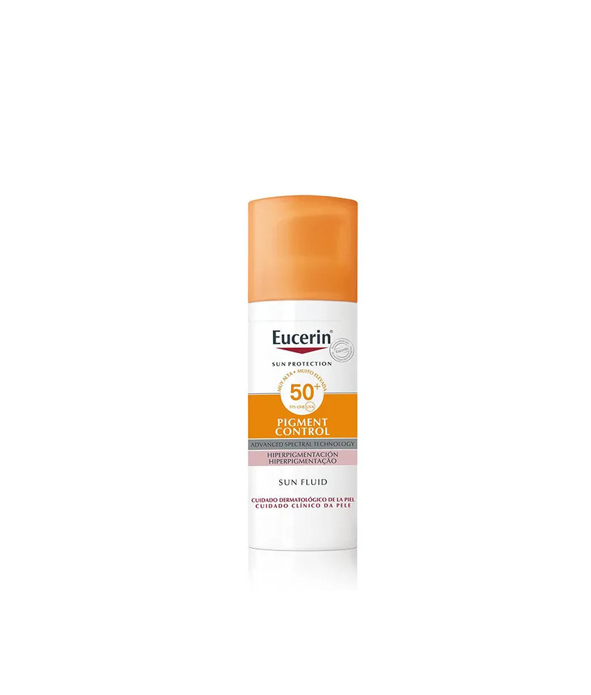 Protection solaire Eucerin Fluid Pigment Control SPF50 - 50ml