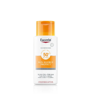 Protection solaire Eucerin SPF50 pour allergies solaires