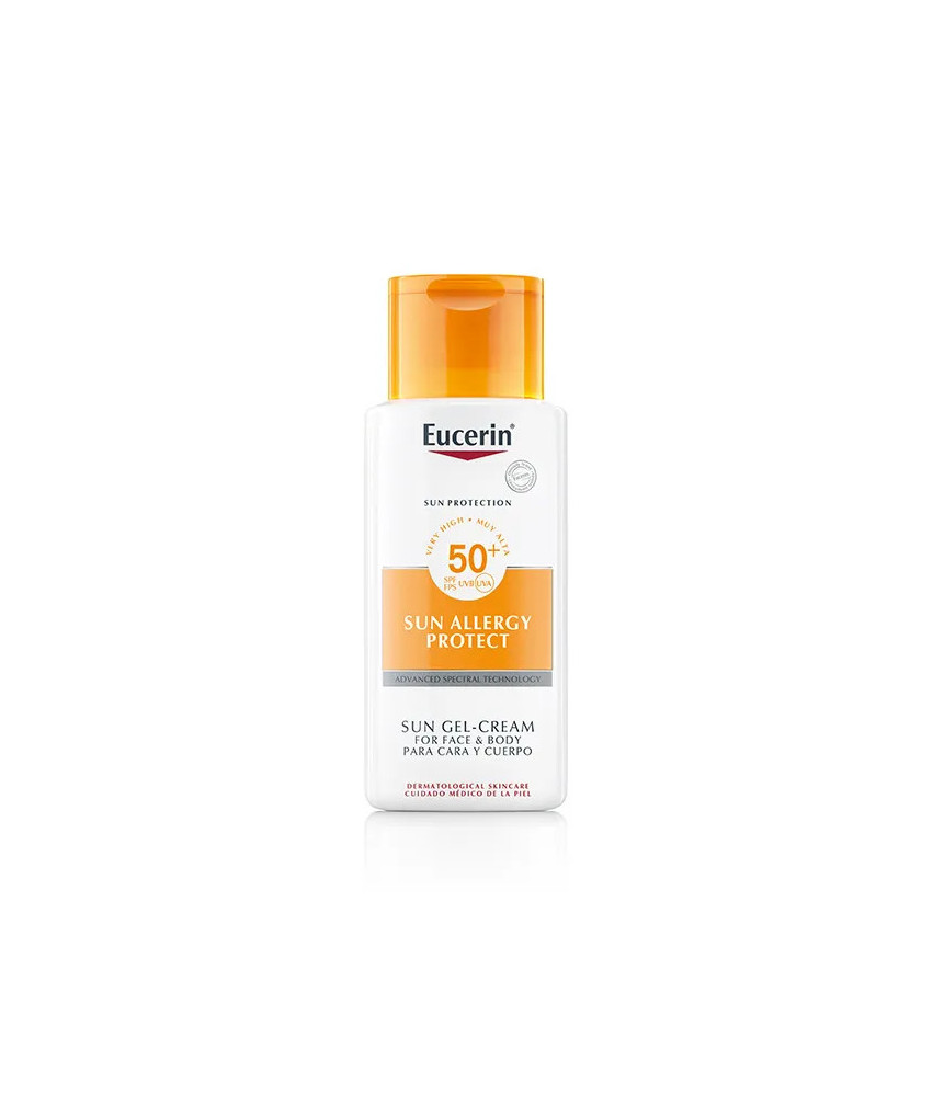 Protection solaire Eucerin SPF50 pour allergies solaires
