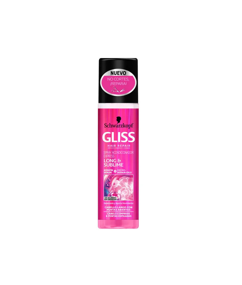 Revitalisez vos longueurs avec Schwarzkopf Gliss Conditionneur Spray 200ml