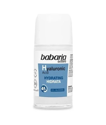 Déodorant Roll-On Babaria à l'Acide Hyaluronique 0%Alcool 50ml
