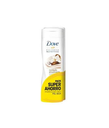Dove Essential Milk Body Nutrition Vanille Peau Sèche 2x400ml