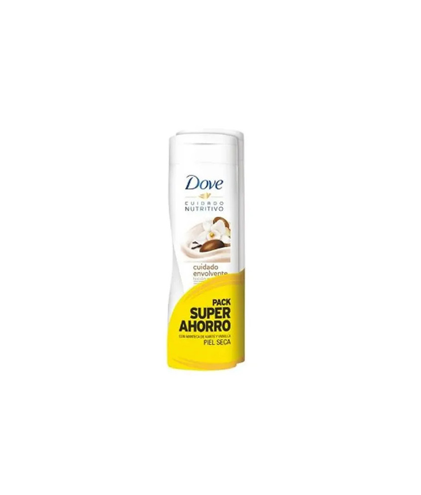 Dove Essential Milk Body Nutrition Vanille Peau Sèche 2x400ml