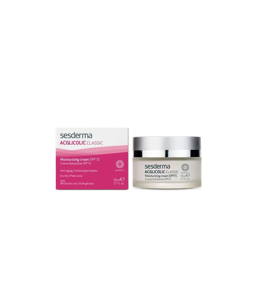 Crème Hydratante Sesderma Acglicolic Classic SPF 15 - 50ml