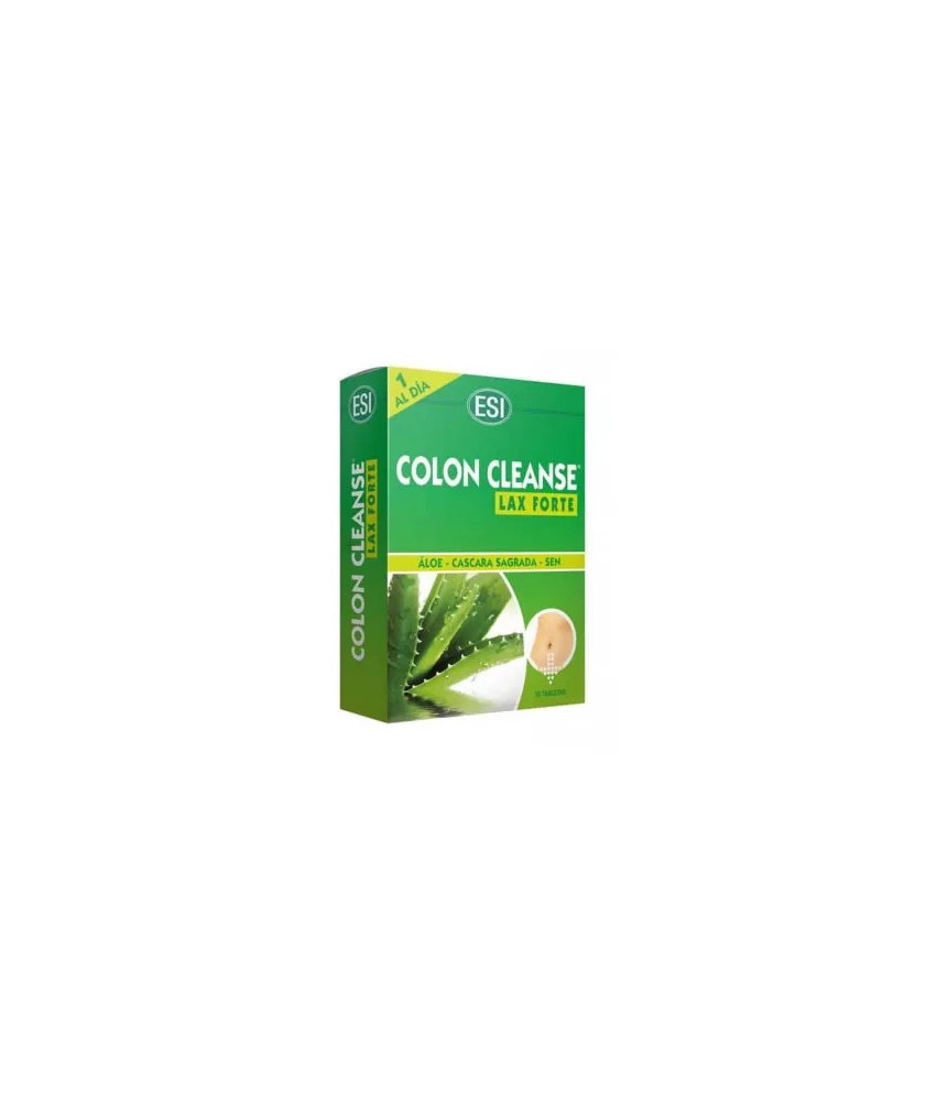 Découvrez Esi Colon Cleanse Lax Forte 30 comprimés - Compléments alimentaires