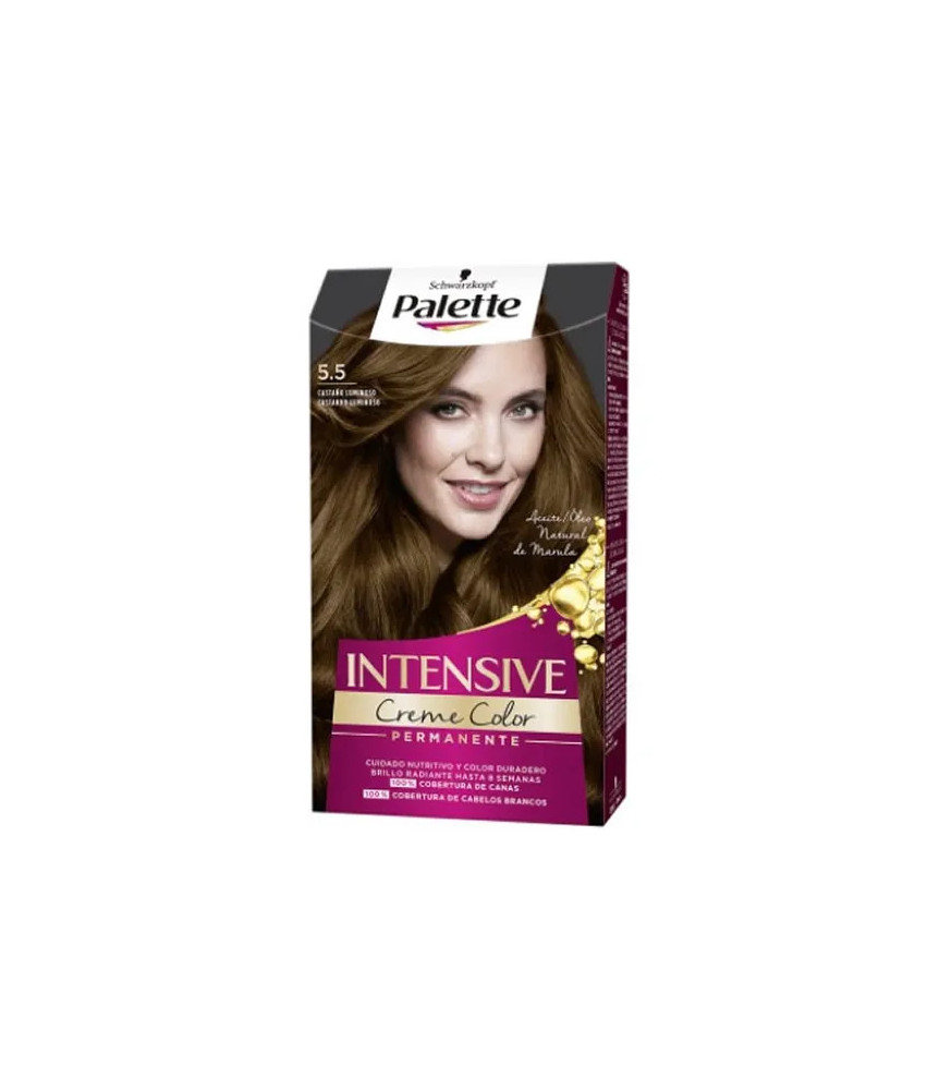 Coloration Brun Lumineux : Schwarzkopf Palette Intensive Creme 5.5
