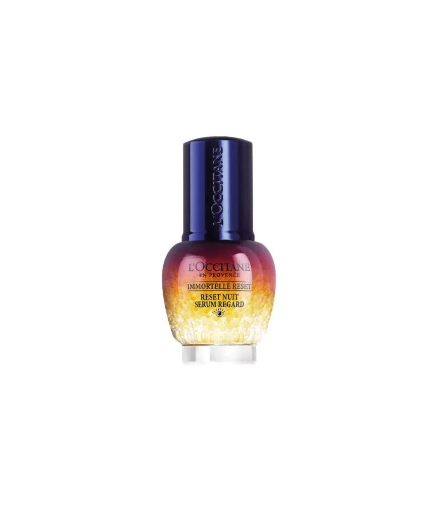 Redonnez vie à votre regard avec le Serum Immortelle Reset Nuit de L'Occitane 