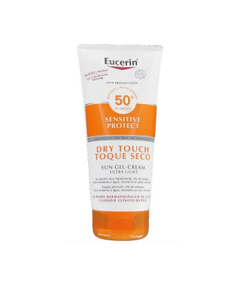 Protection solaire Eucerin Gel-Crème Toucher Sec SPF50 200ml