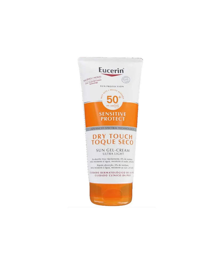 Protection solaire Eucerin Gel-Crème Toucher Sec SPF50 200ml