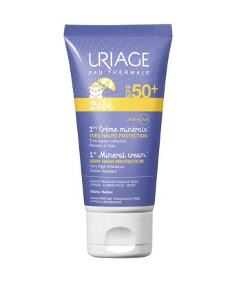 Crème Minérale SPF50+ Uriage pour Bébé