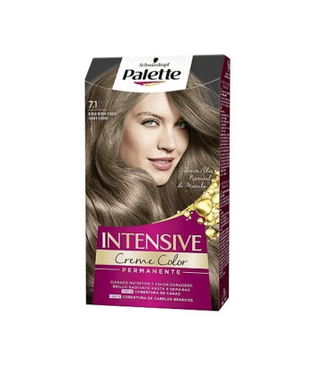 Coloration Schwarzkopf Palette Intensive Creme 7.1 Blond Cendré Moyen
