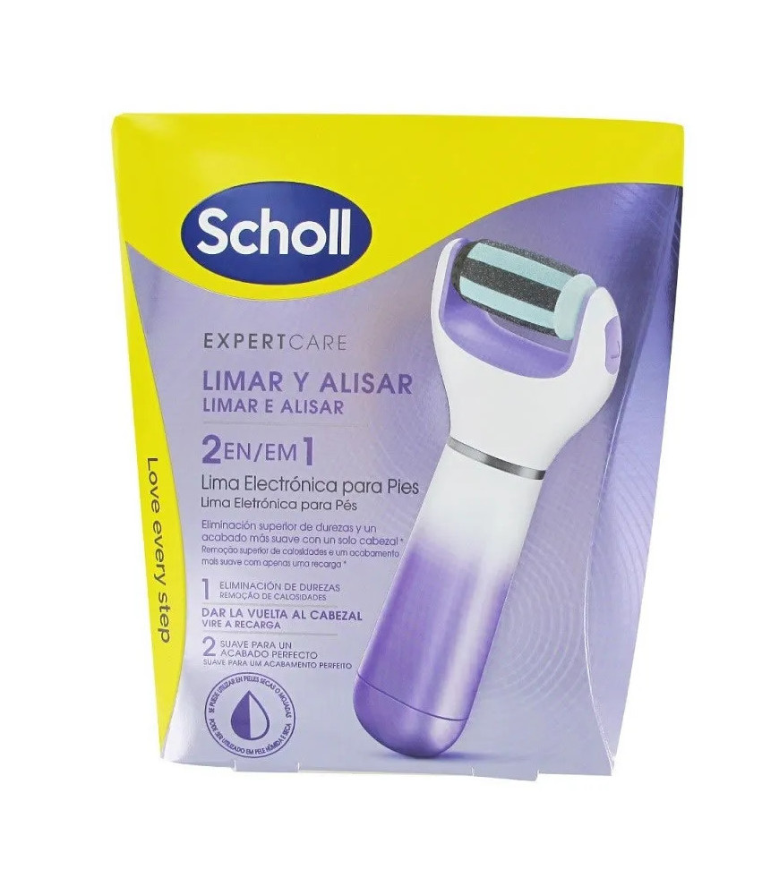 Scholl Velvet Smooth Pedi Râpe Electrique Rose - Exfoliation en douceur