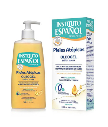 Instituto Español Atopique Peau Oleogel 300ml: Bain & Douche