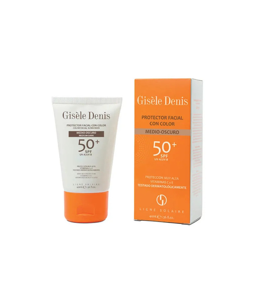 Protection solaire teintée pour le visage GISÈLE DENIS - Medium/Dark 40ml