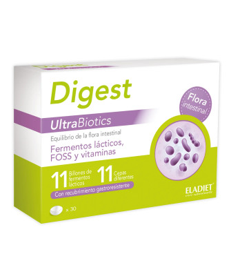 Boostez votre digestion avec Eladiet Digest Ultrabiotics 30 Com