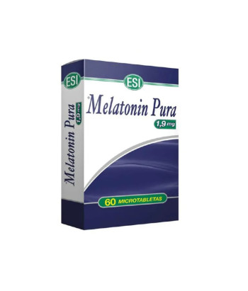 Comprimés de melatonine pure 1,9 mg - 60 microtablettes.