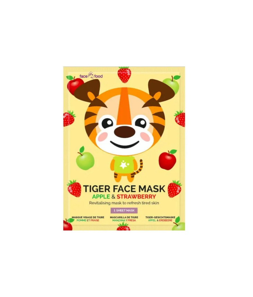 Masque visage Montagne Jeunesse Tigre 1 unité