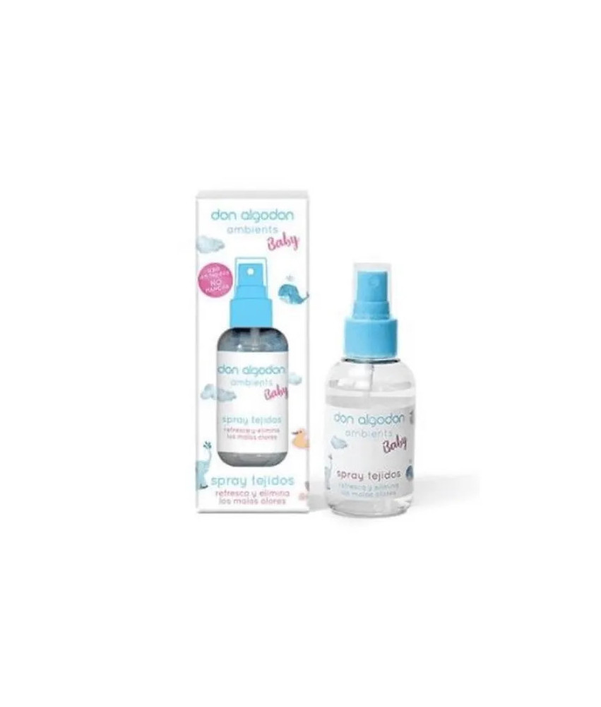 Assainisseur d'air bébé en vaporisateur de tissu 90ml - Don Algodón
