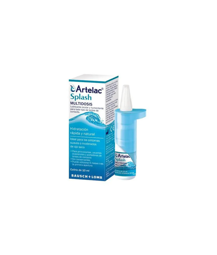 Hydratation instantanée des yeux avec Artelac® Splash