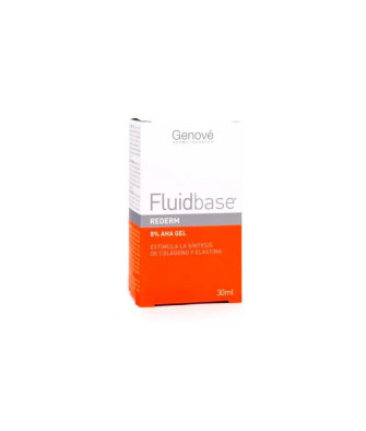 Gel Genové Fluidbase Rederm 8 AHA 30ml - Renouvellement cutané optimal