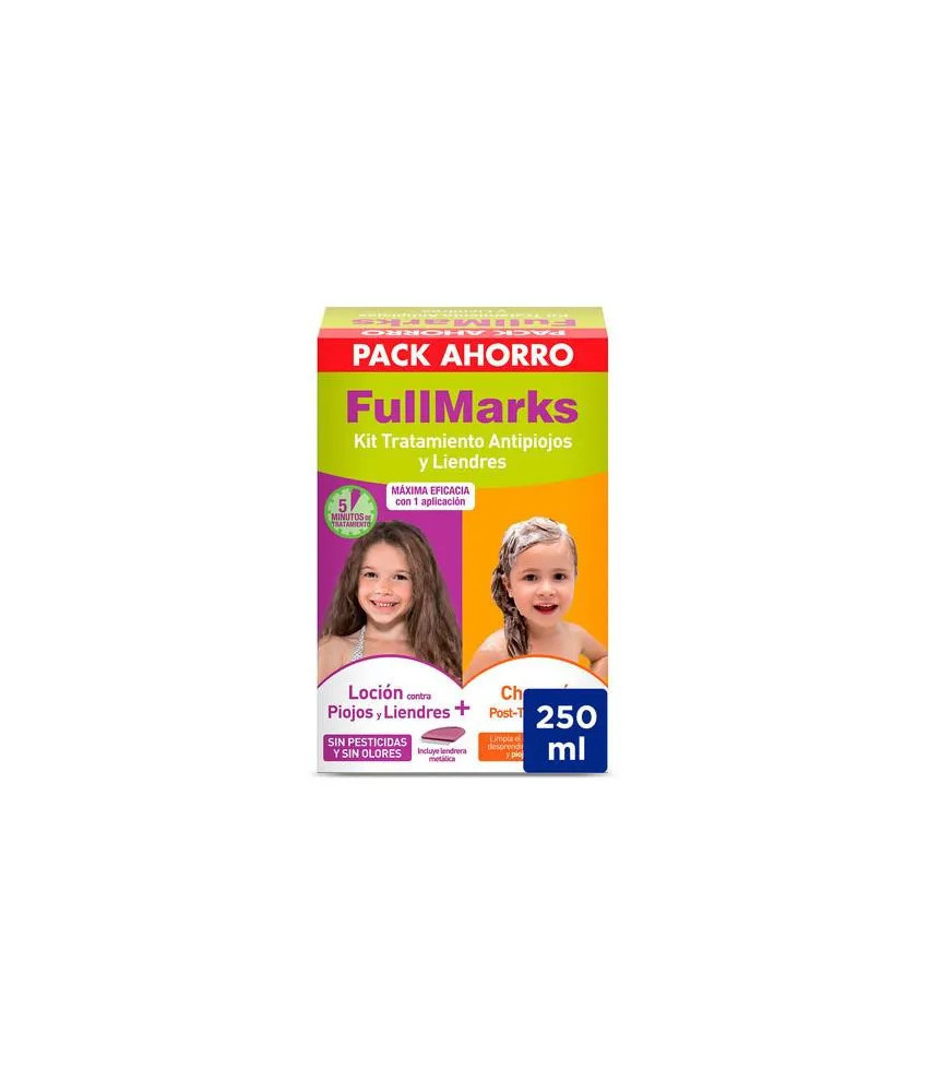 Kit anti-poux efficace: lotion 100ml + shampooing 150ml