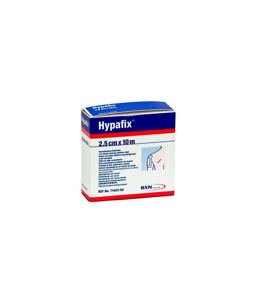 Bandage adhésif Hypafix 2,5 cm x10 m pour une fixation sûre