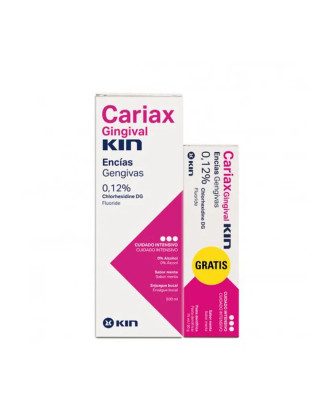 Combo Kin Cariax Gingival: Bain de Bouche 500ml + Dentifrice 75ml