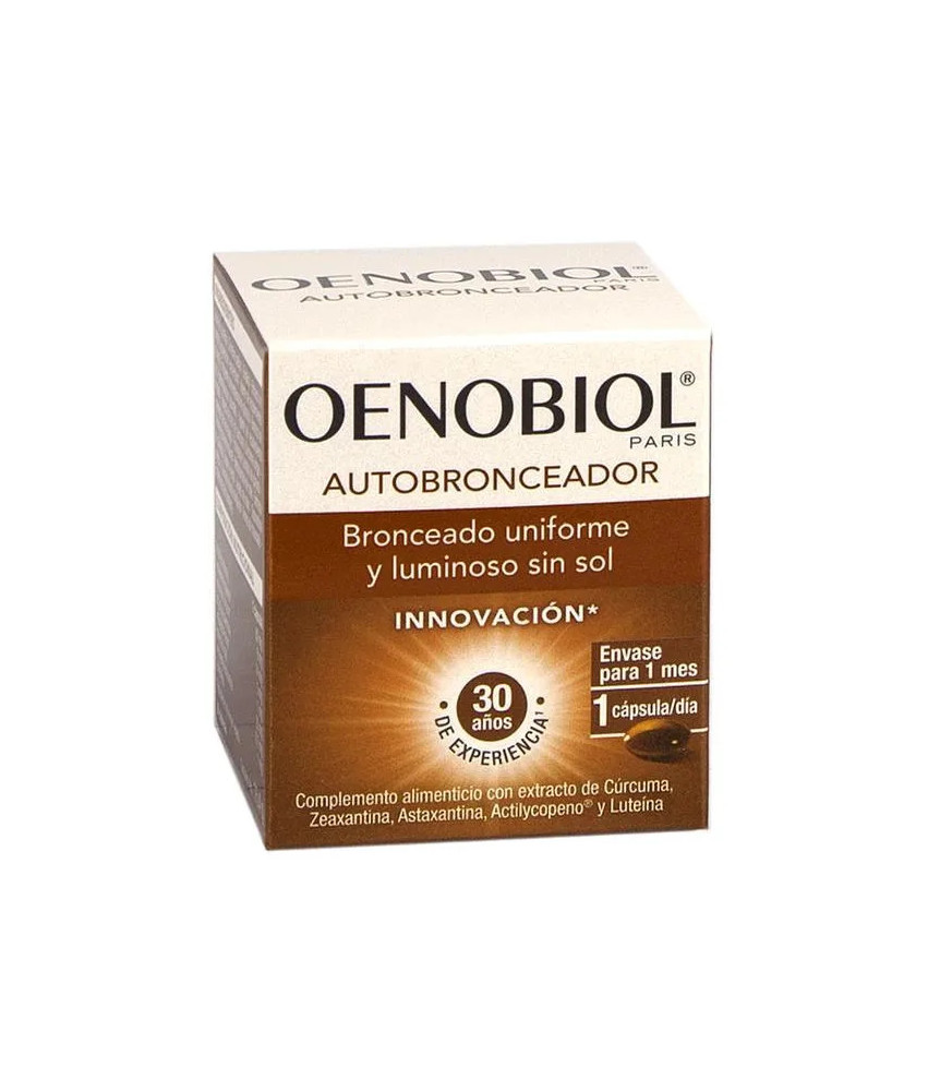 Oenobiol Autobronzant: 30 Capsules pour un teint hâlé naturel