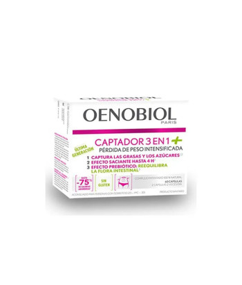 Capturer la graisse avec Oenobiol Grease Collector 3 En 1 Plus 60 Comp