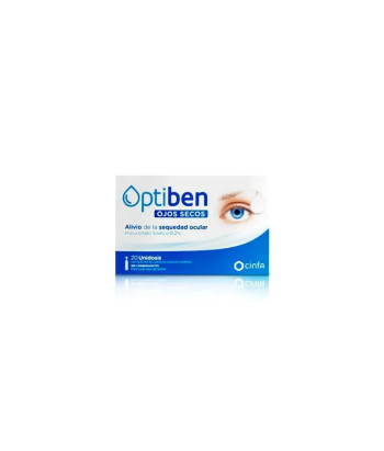Optiben Ojos Secos 20 Unidades: Soulagez vos yeux rapidement