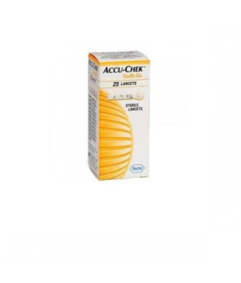 Lancettes Softclix 25 pour Roche Accu-Check
