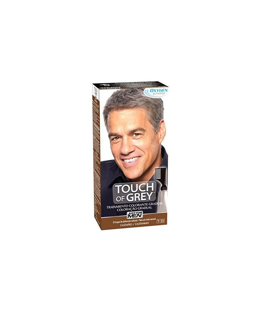 Just For Men Combe Touch Of Gris Marron: Dites adieu aux cheveux gris!