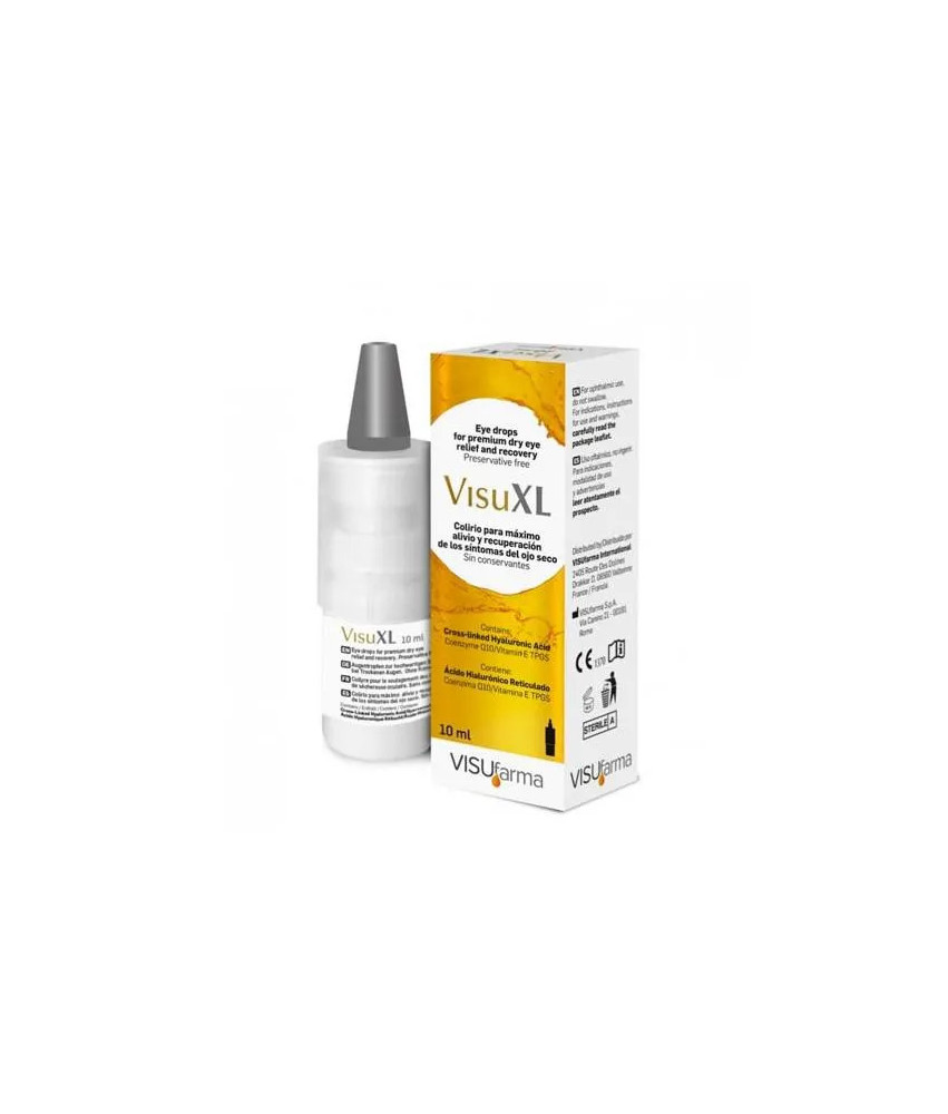 Soulagement instantané des yeux secs avec Visufarma Xilin Visuxl 10ml