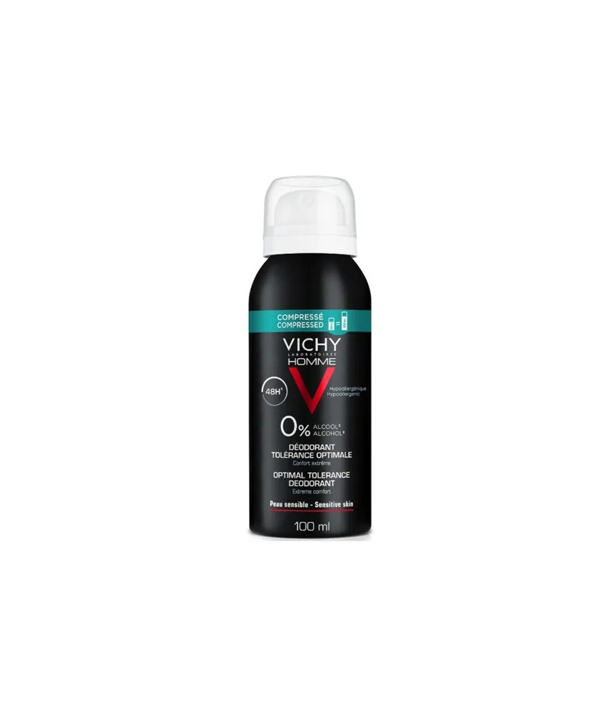Déodorant Vichy Homme 48H - Tolérance Optimale, 100ml