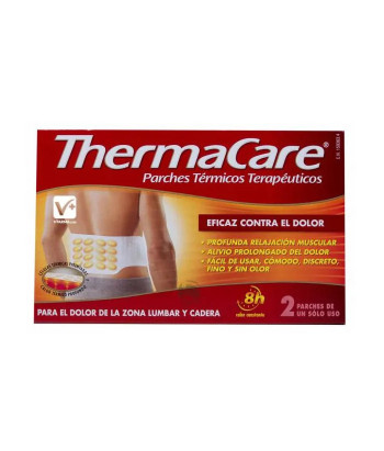 Patch chauffant pour le bas du dos et les hanches: Thermacare 2 unités
