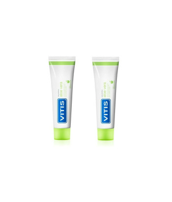 Dentifrice Vitis Duplo Aloe Vera saveur Pomme 2X150ml +75ml offert