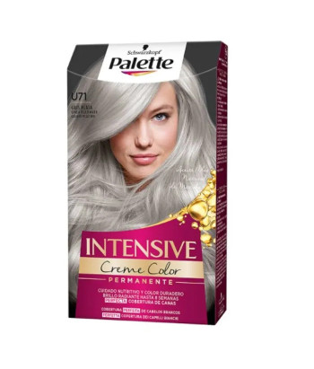 Coloration crème U71 Gris Argent Schwarzkopf Palette Intensive