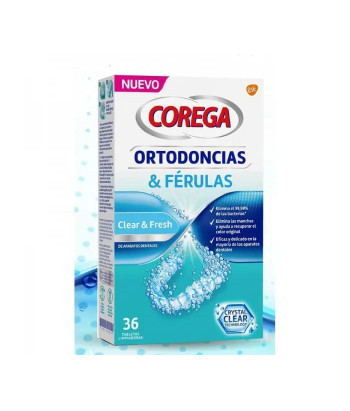 Renforcez vos attelles avec Corega Orthodontie 36 comprimés