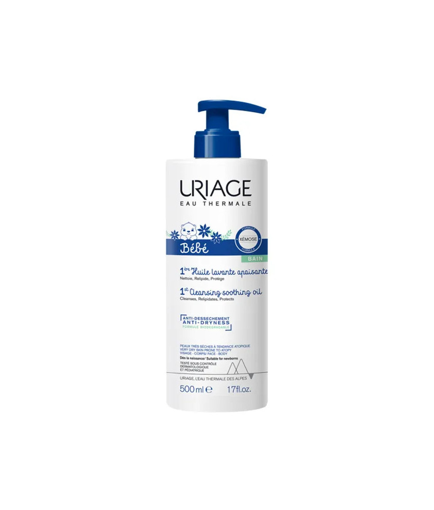 Huile Apaisante Uriage Baby 1er Lavant 500ml