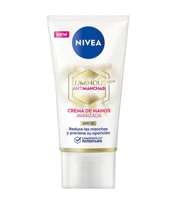 Crème mains anti-taches Nivea Luminous 630 SPF15 50ml