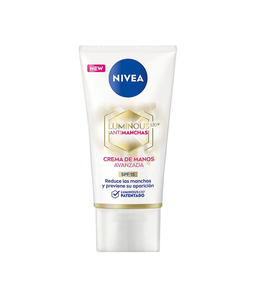 Crème mains anti-taches Nivea Luminous 630 SPF15 50ml
